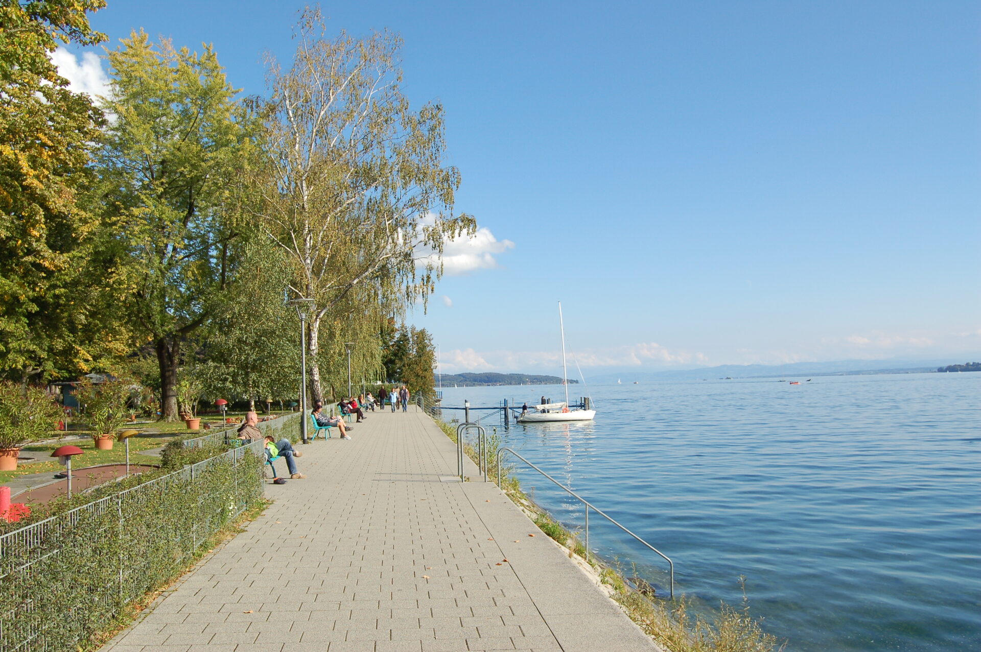 Seepromenade in Überlingen am Bodensee